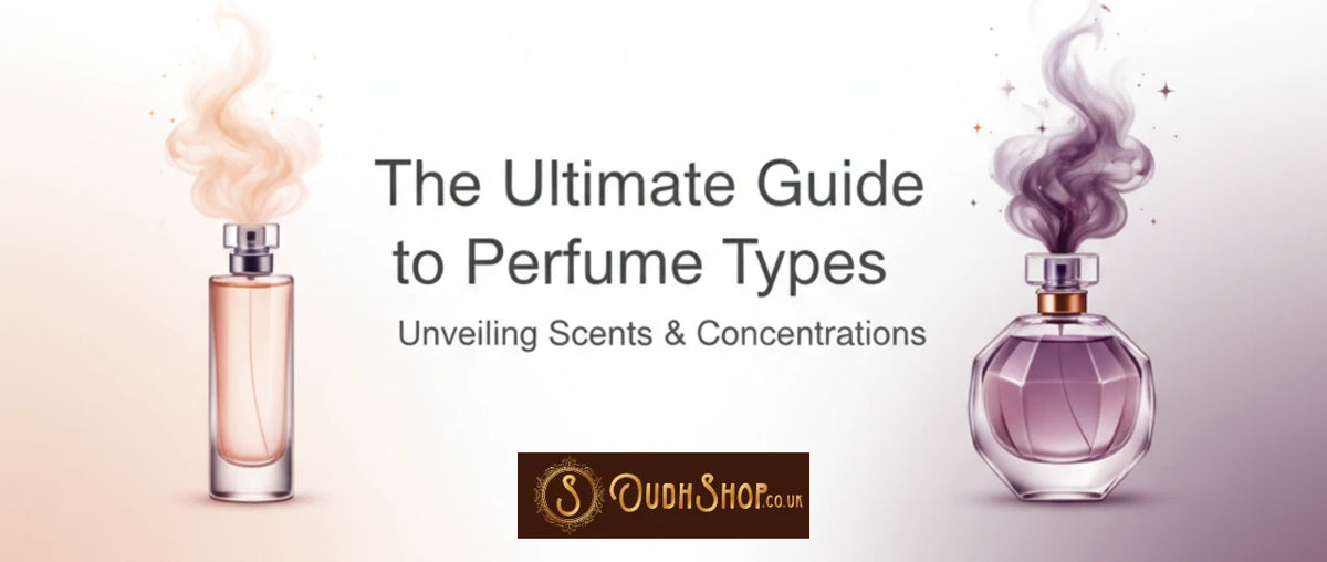 The Ultimate Guide to Perfume Types: Understanding EDP, Extrait, EDT, and Oils
