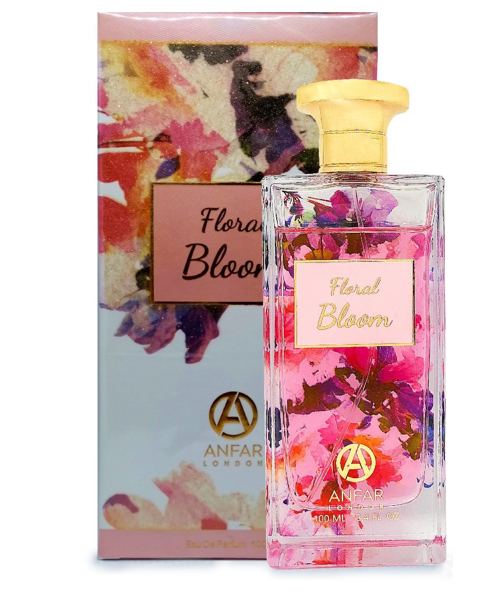 The Ultimate Flower Fragrance Floral Bloom by Anfar London an exquisite 100ml Eau de Parfum is a quintessential floral perfume for ladies