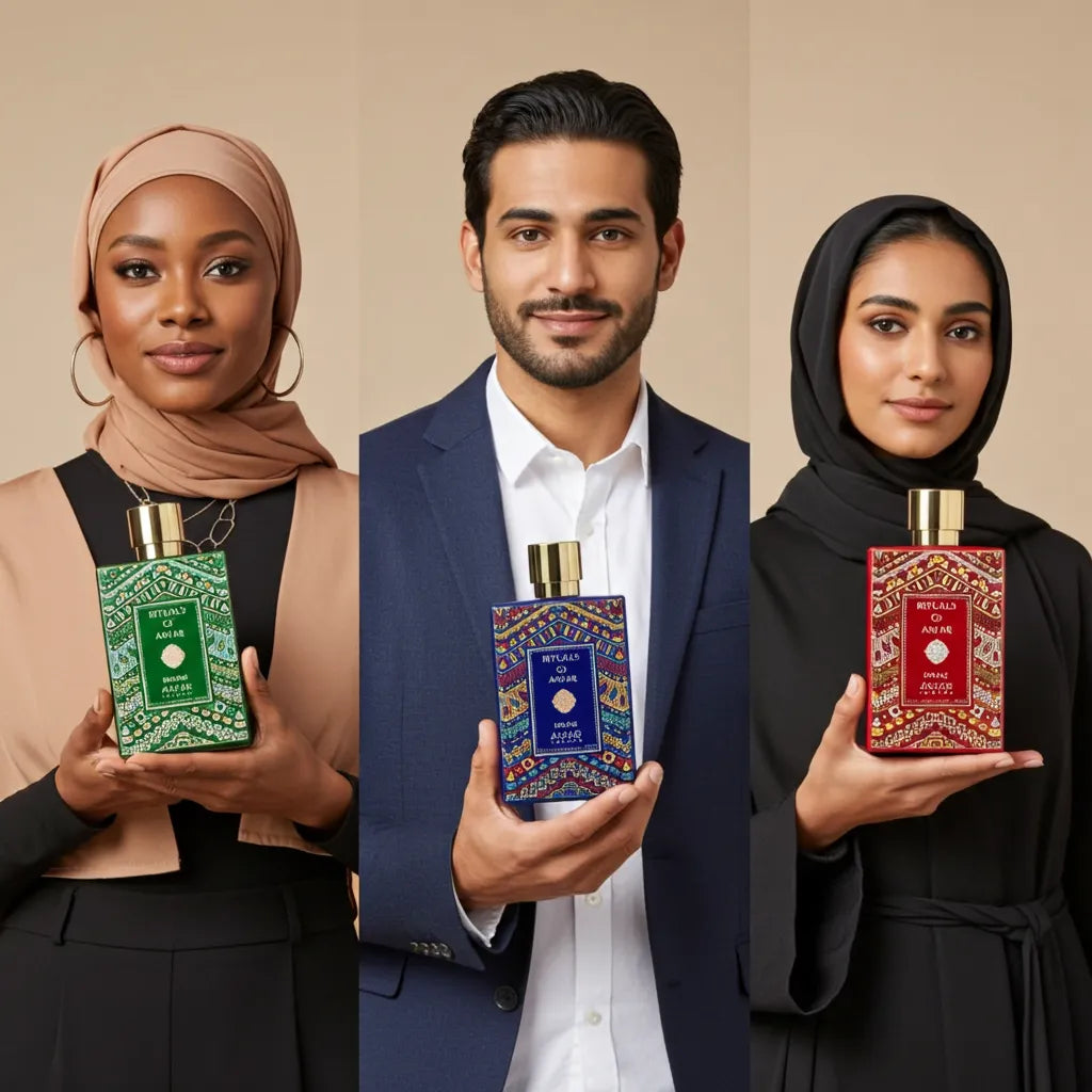 Rituals of Anfar Collection – long-lasting Arabian perfumes gift set for men and women