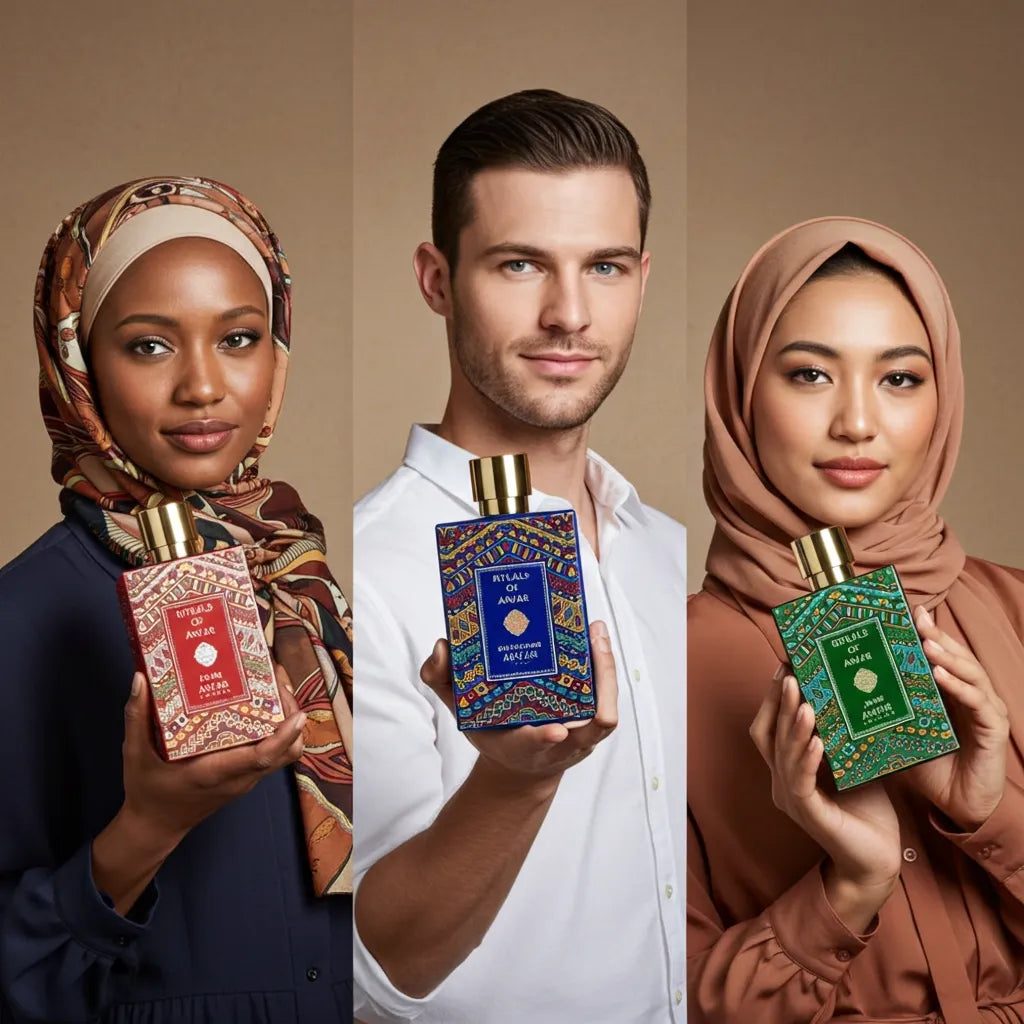 Rituals of Anfar Collection – long-lasting Arabian perfumes gift set for men and women