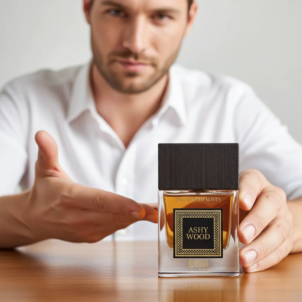 Ashy Wood by Anfar London 100ml Extrait de Parfum bottle – unisex oud perfume