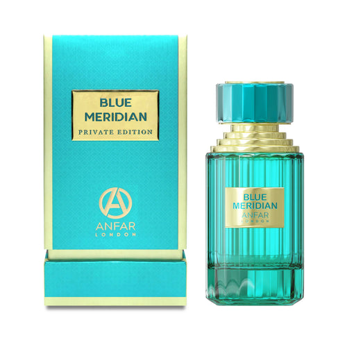 clean, sophisticated profiles of fragrances like Dior Sauvage, Versace Dylan Blue, and Acqua di Gio Profumo, Blue Meridian vy anfar london