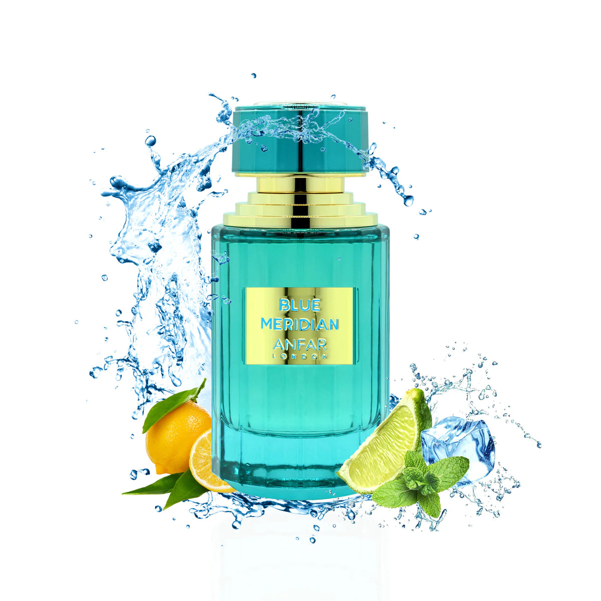 clean, sophisticated profiles of fragrances like Dior Sauvage, Versace Dylan Blue, and Acqua di Gio Profumo, Blue Meridian vy anfar london