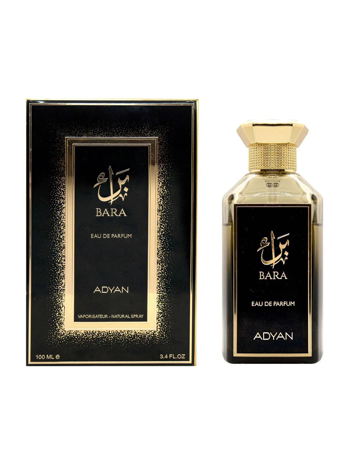 gourmand perfume Bara by Adyan 100ml Eau de Parfum bottle – unisex oriental oud perfume