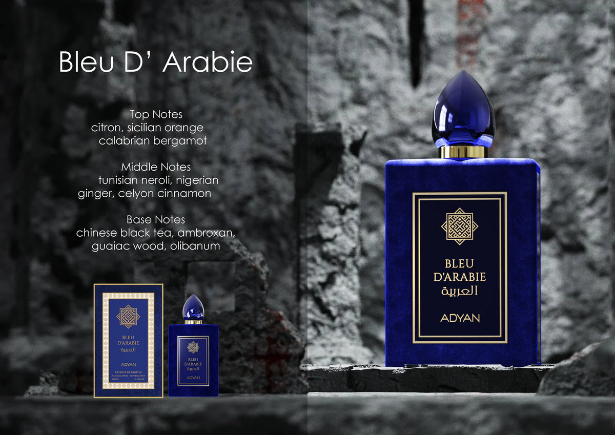 Bleu D’Arabie100ml Parfum (Black Tea Oud Scent)