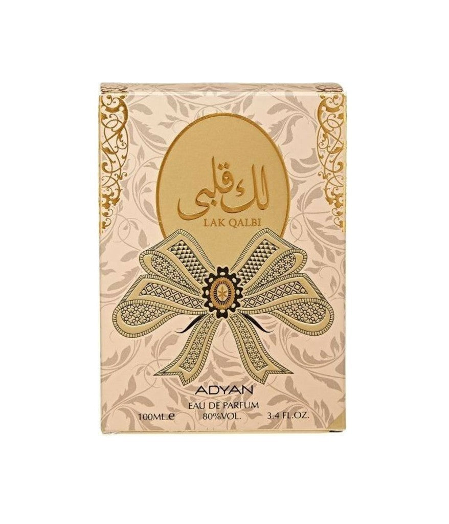 musk perfume for women lak qalbi 100ml edp by adyan box