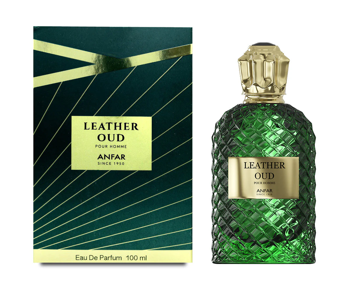 Leather Oud by Anfar 100ml Eau de Parfum for Men – Arabic masculine fragrance UK