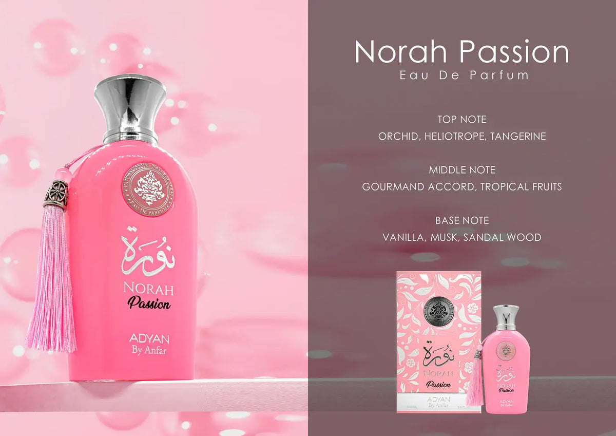 Norah Passion by Adyan 100ml Eau de Parfum – Arabian fragrance for women
