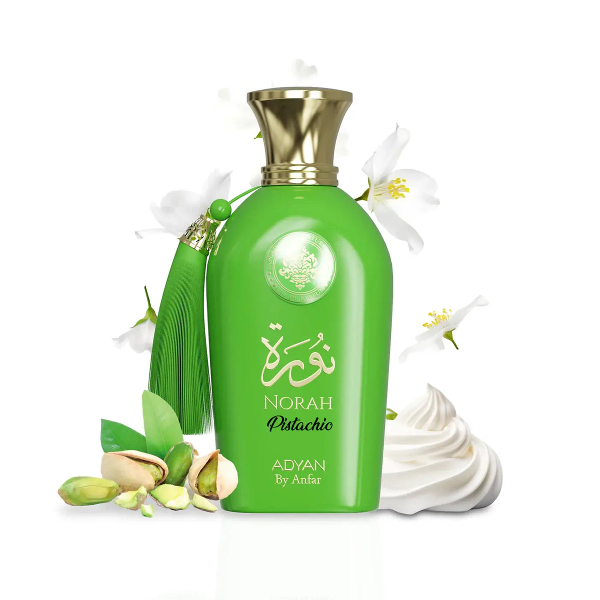 Norah Pistachio by Adyan 100ml Eau de Parfum – sweet Arabian women’s perfume