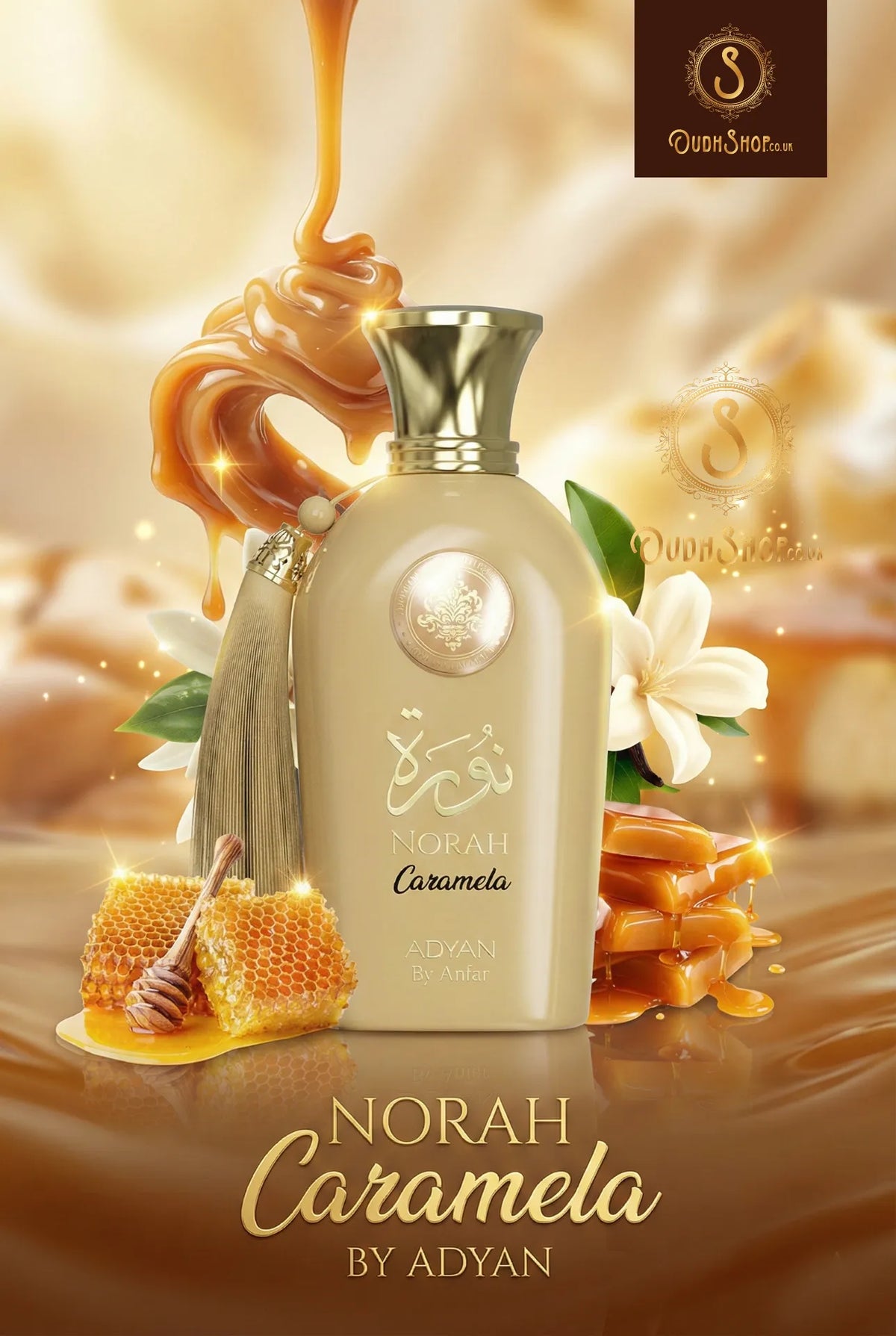 Norah Caramela by Adyan a stunning vanilla musk perfume.