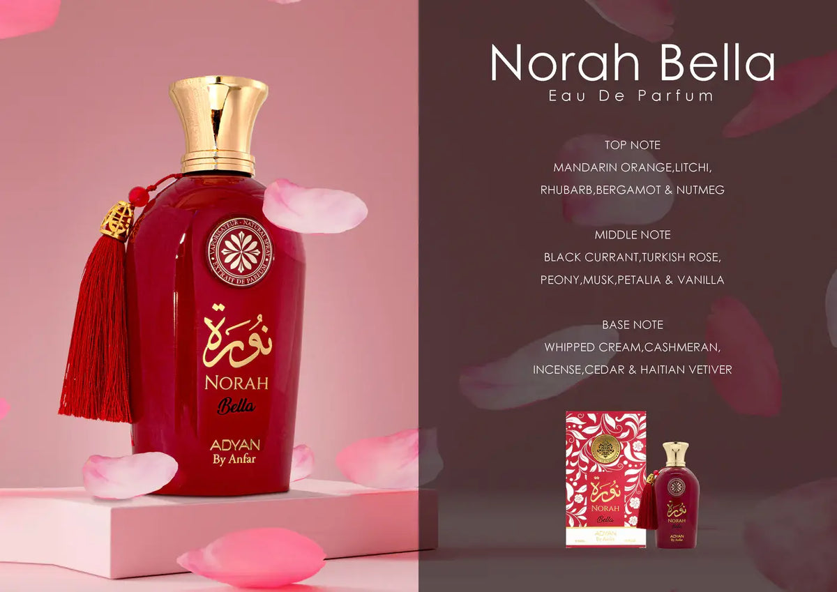 Norah Bella by Adyan Eau de Parfum – Premium Women's Fragrance notes