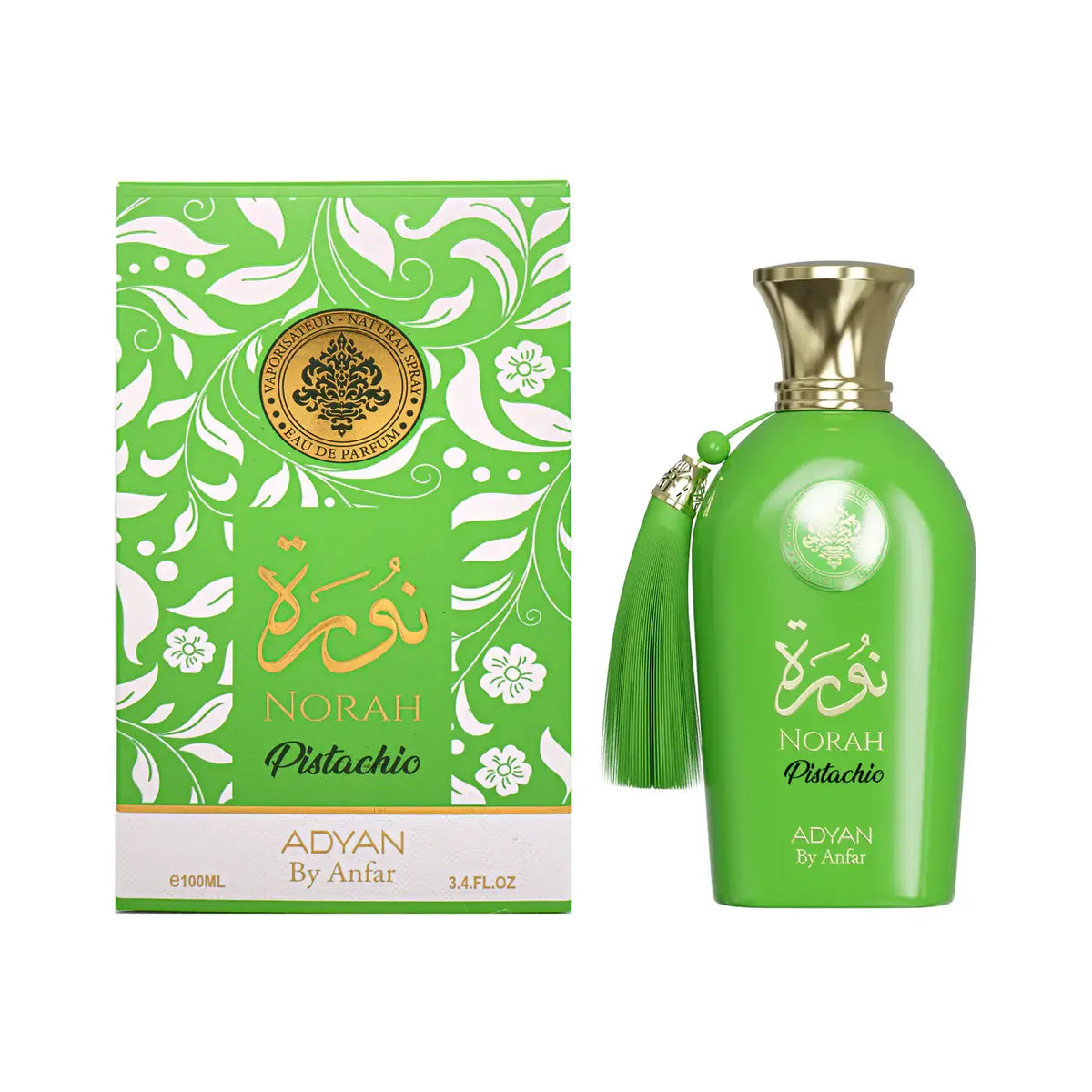Norah Pistachio by Adyan 100ml Eau de Parfum – sweet Arabian women’s perfume