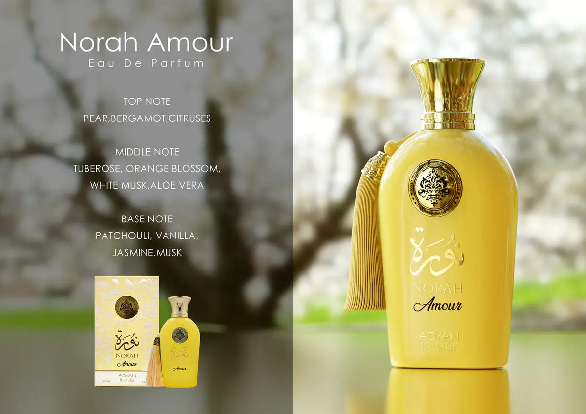 Norah Amour by Adyan 100ml Eau de Parfum – floral citrus musk women's perfume from Oudh Shop