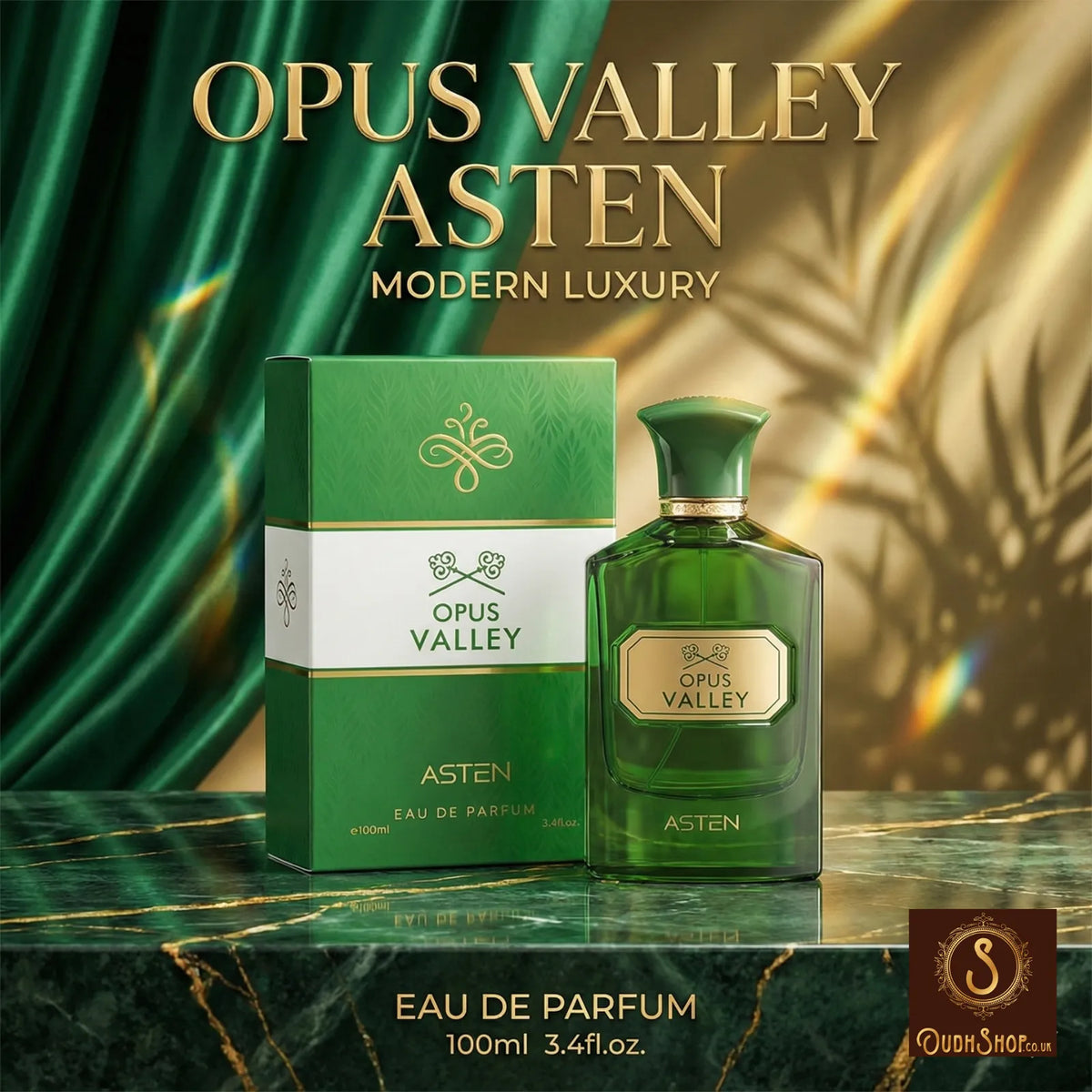 Opus Valley by Asten invigorating 100ml Eau de Parfum is a stunning designer inspired parfum that captures the classic, clean elegance of Original Vétiver by Creed,one of the finest perfume dupes.