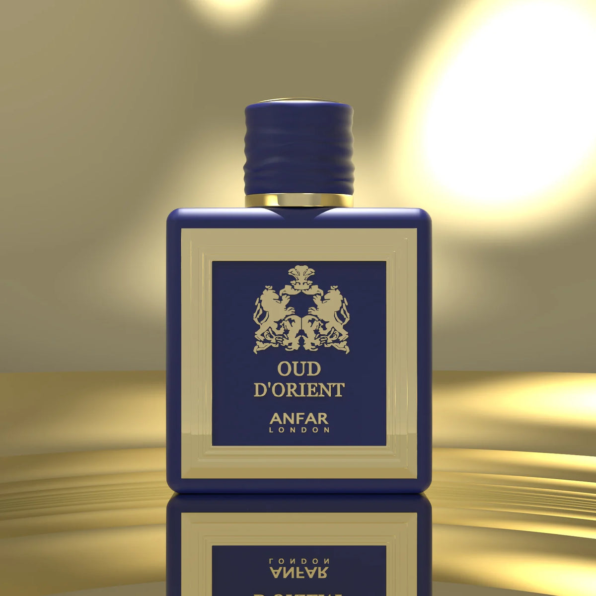 Bottle of Best oud perfumes for men - Oud D’Orient by Anfar London – 115ml Extrait de Parfum