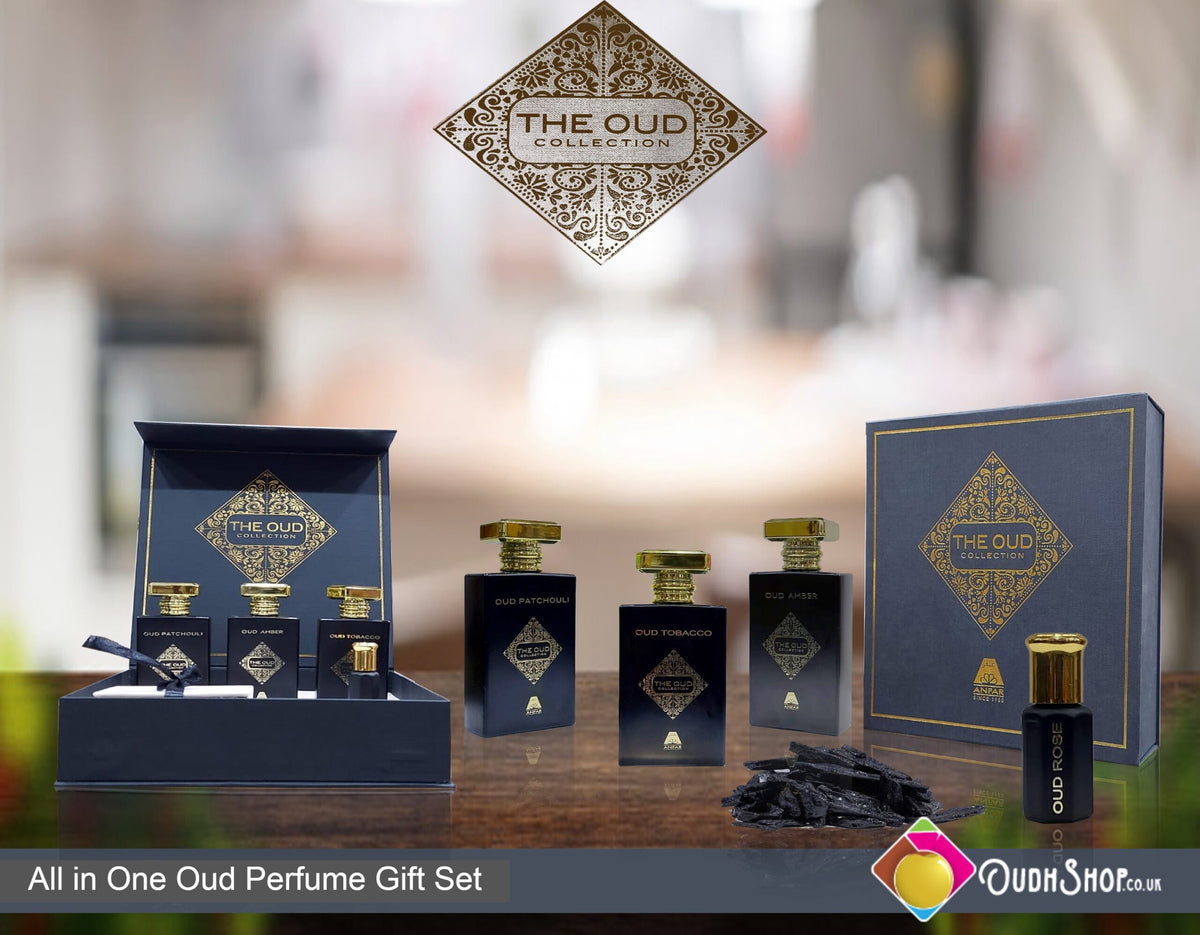 luxury oud perfumes unisex gift set for all ages and ocassions