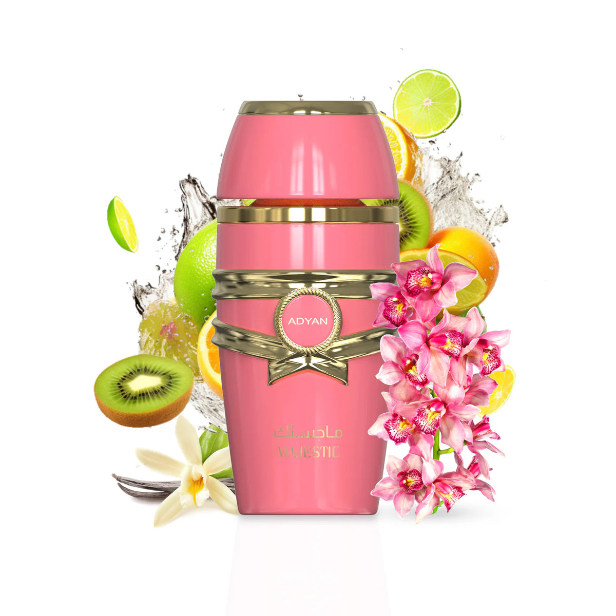 sweet vanilla musk perfume majestic by adyan bottle
