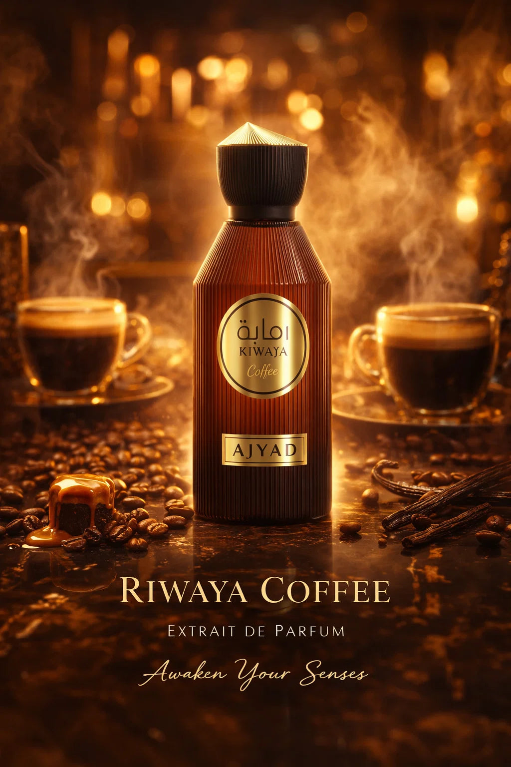 coffee scented perfume riwaya coffee by ajyad bottle with notes