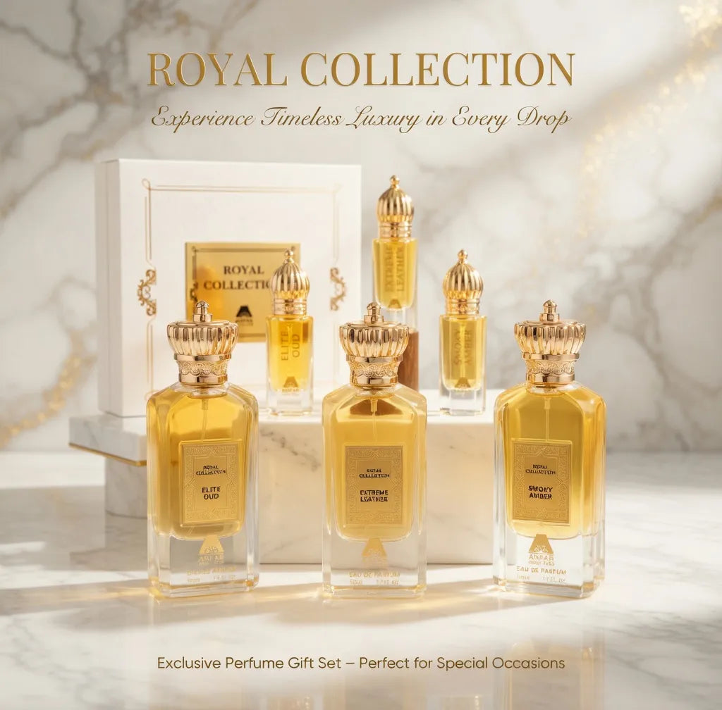 Oud Perfume Gift Set the Royal Collection by Anfar x oudh shop