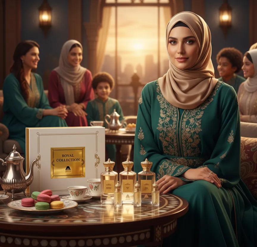 royal colection perfume gift set by anfar , a perfect gift for all ocassion, affordable oud perfume gift avaibale at oudh shop
