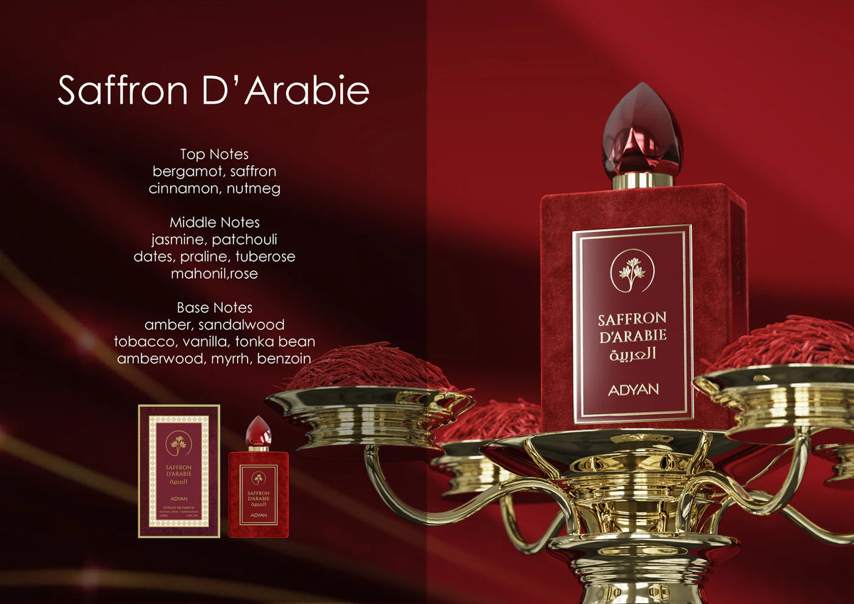 Saffron D’Arabie100ml Extrait (Tobacco Oud Vanilla Perfume)