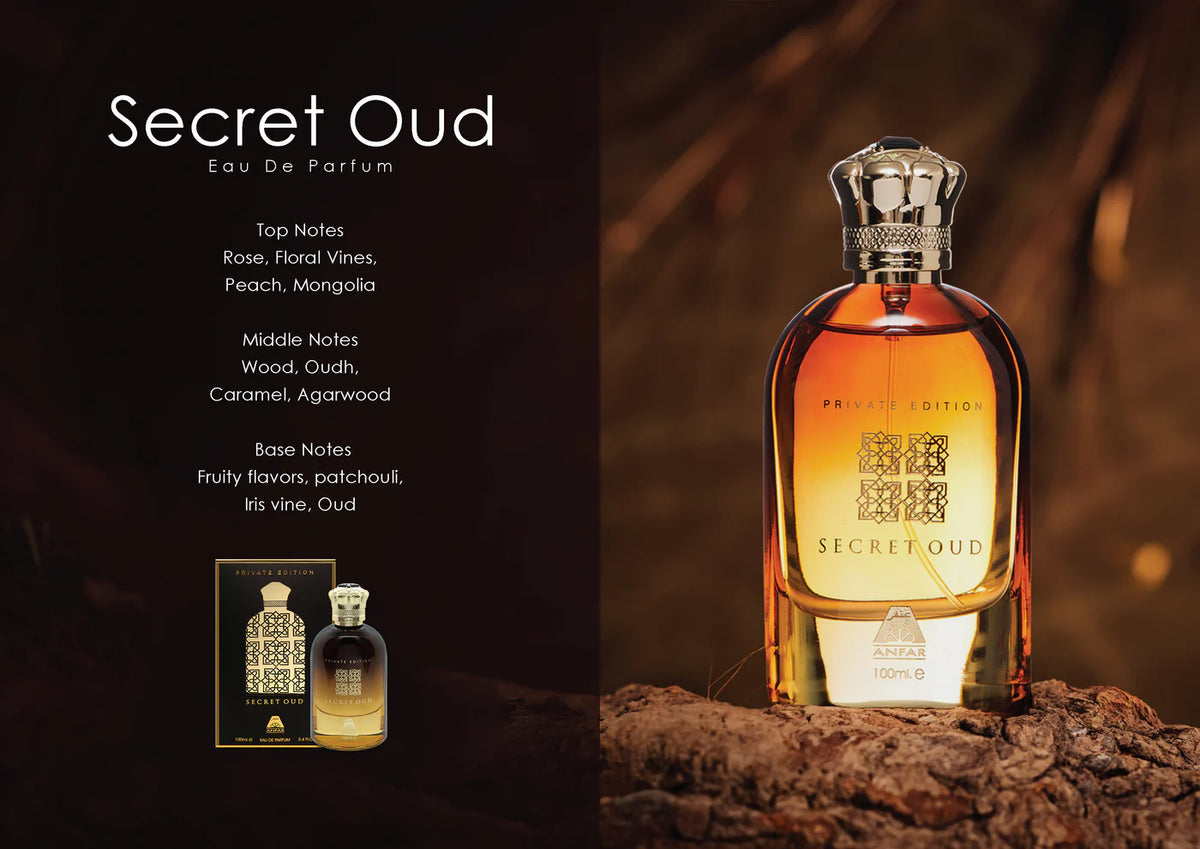 Secret Oud Private Edition Rose, Oud & Caramel Oriental EDP 100ml