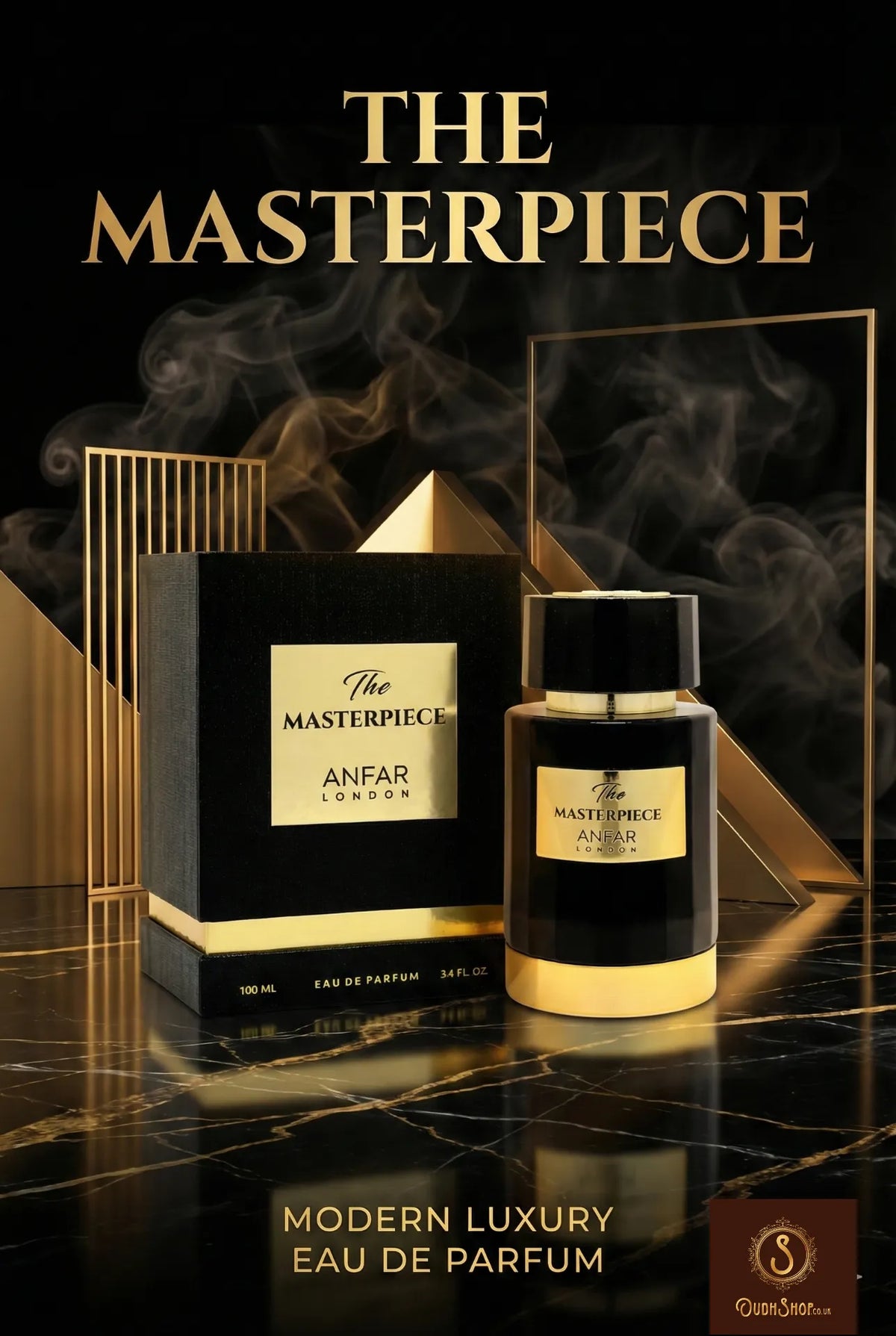 Discover Luxury Oud Perfume for Men The Masterpiece by Anfar London is a refined, long-lasting men’s EDP with citrus, leather, woods, and musk.
