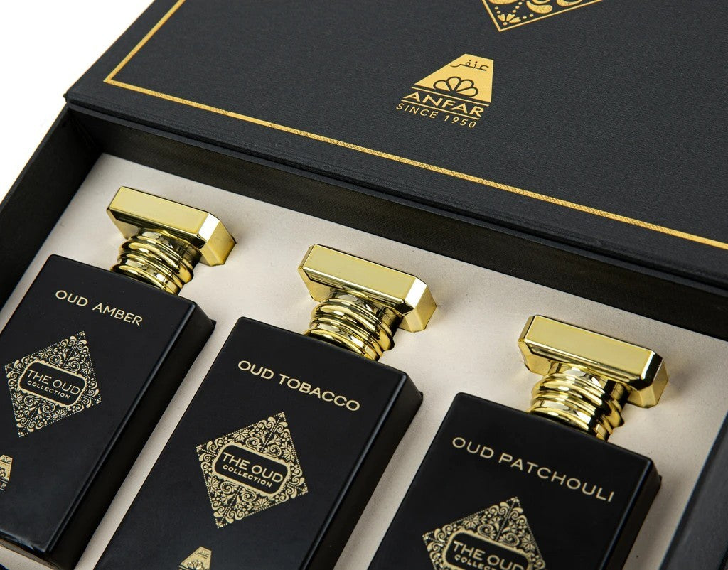 luxury oud perfumes unisex gift set for all ages and ocassions