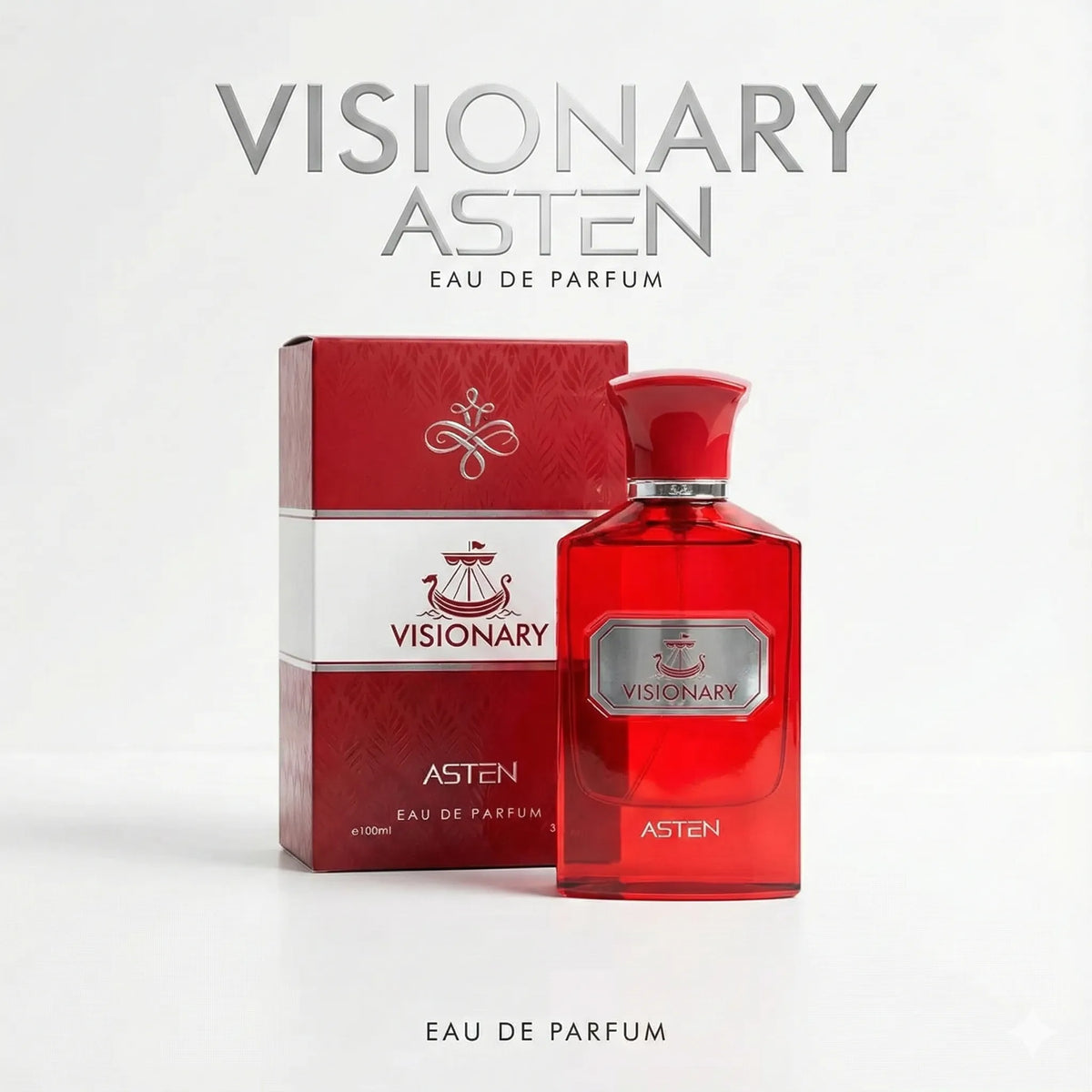 Visionary by Asten a daring 100ml Eau de Parfum is a top-tier designer inspired fragrance that captures the fiery, adventurous essence of Viking by Creed.