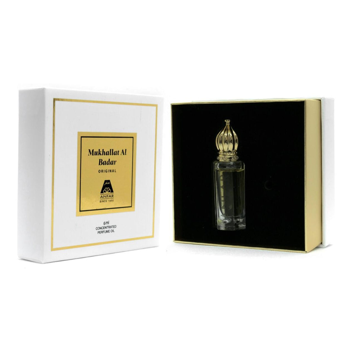 Mukhallat Al Badr 6ML Perfume Oil Roll-On + Stick – Oud Blend by Oudh Shop UK