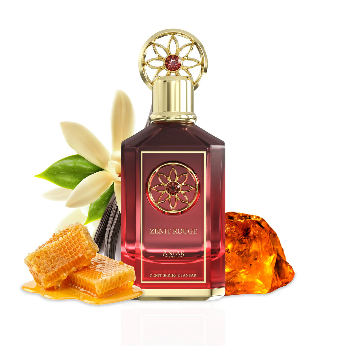 Zenit Rouge by ANFAR 1950, a luxurious and affordable unisex oud perfume, available at oudh shop.