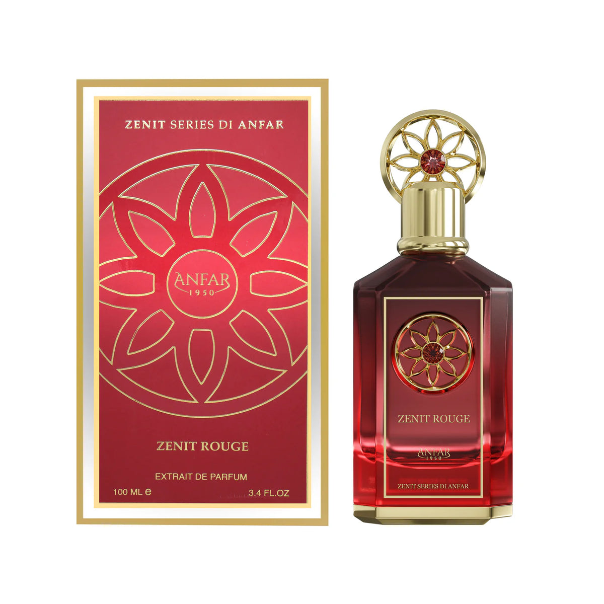 Zenit Rouge by ANFAR 1950, a luxurious and affordable unisex oud perfume, available at oudh shop.