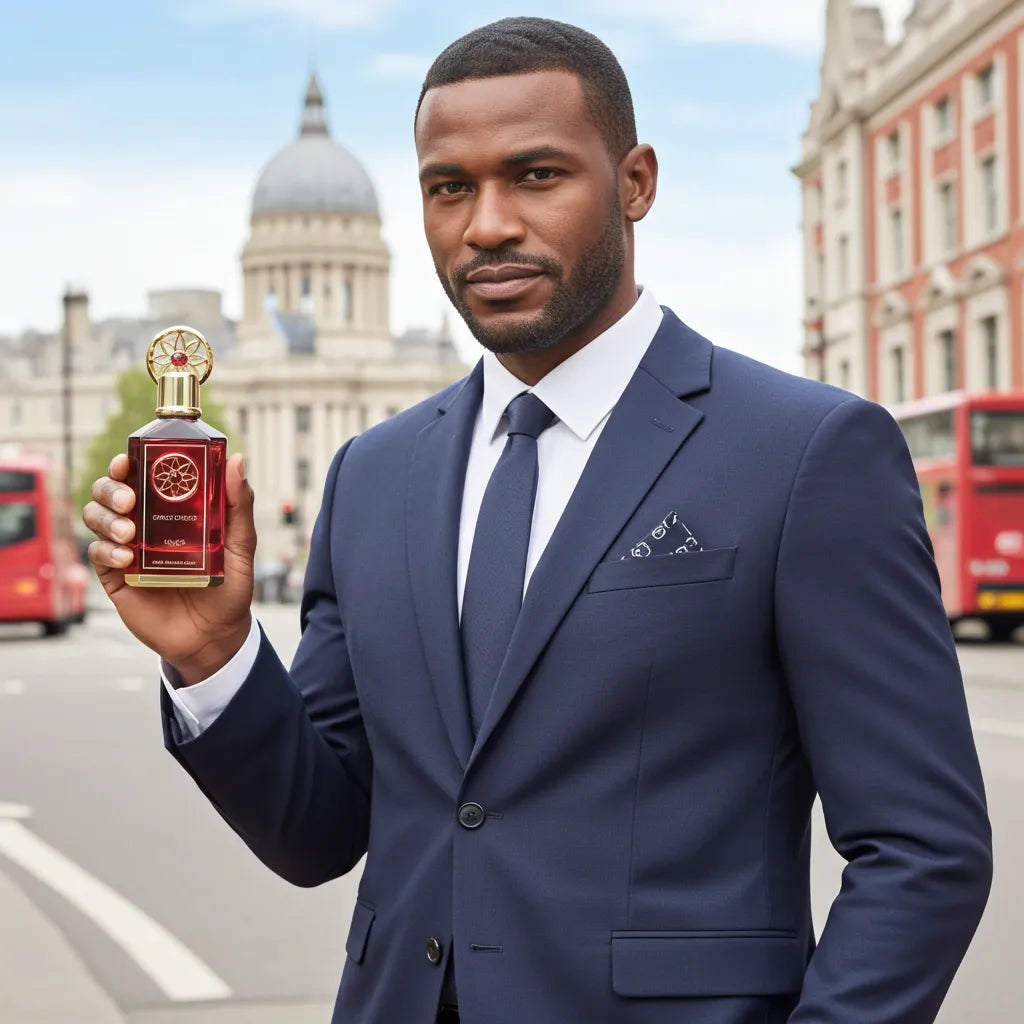 Zenit Rouge by ANFAR 1950, a luxurious and affordable unisex oud perfume, available at oudh shop.