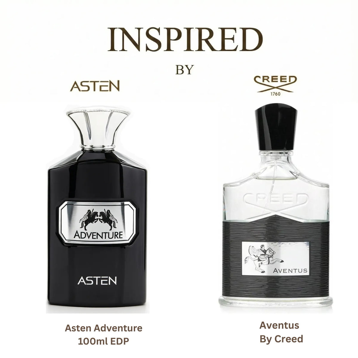 Adventure by Asten commanding 100ml Eau de Parfum is a top-tier designer inspired perfume that mirrors the legendary success and sophistication of Creed Aventus. As a standout Creed Aventus dupe.