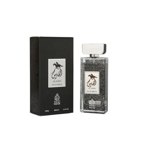 Al Fares Unisex Perfume by Adyan. This is a sophisticated and long-lasting Arabian oud perfume. It comes in a generous 100ml Eau de Parfum (EDP) bottle.
