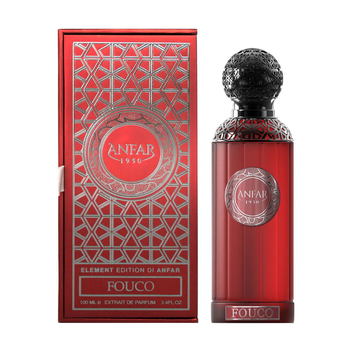 Long lasting perfume Fouco by Anfar – 100ml Element Edition de Anfar Aromatic Woody Perfume Bottle