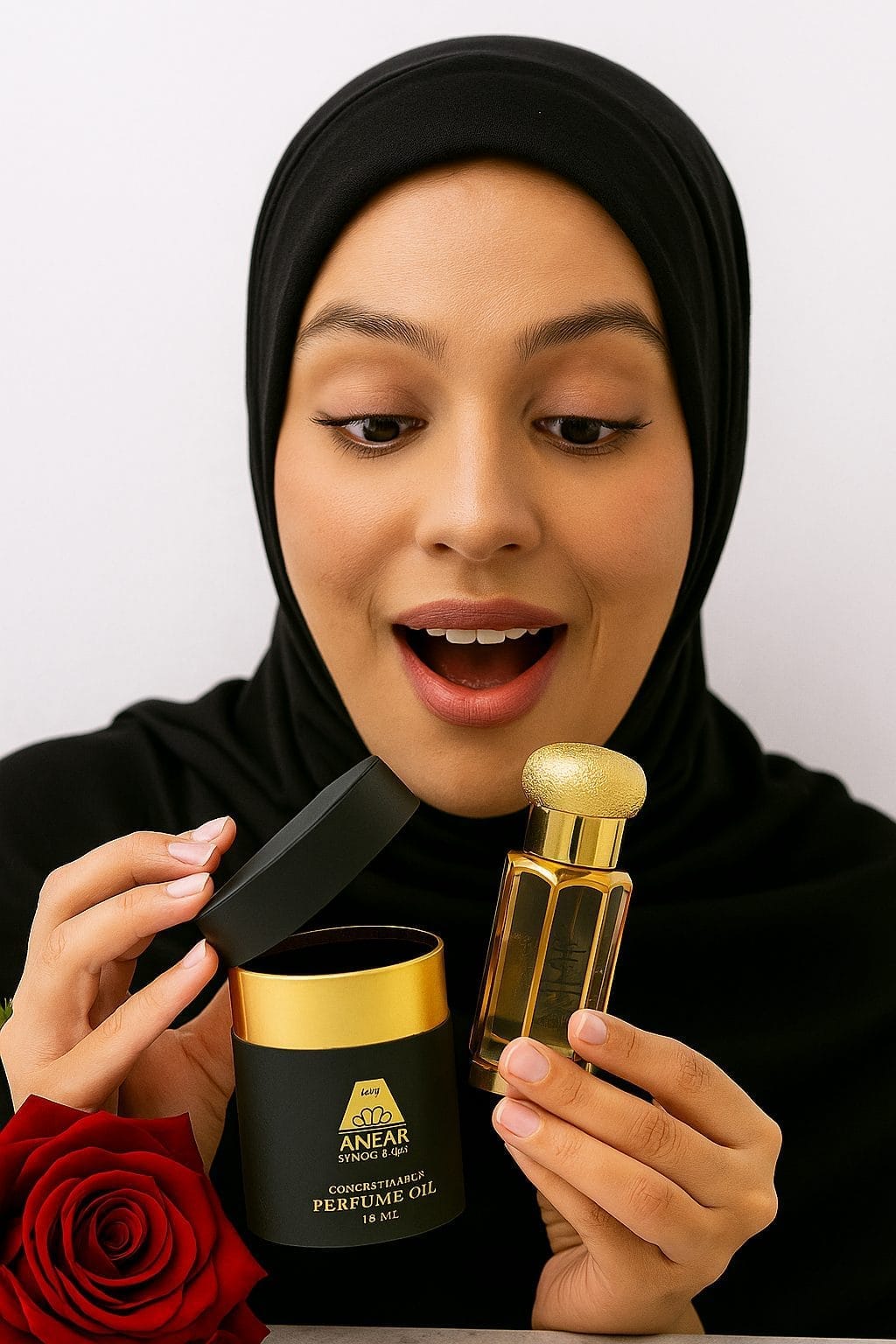 Oud Rose Perfume Oil 12ml by Anfar – Top Rose Oud Unisex Perfume