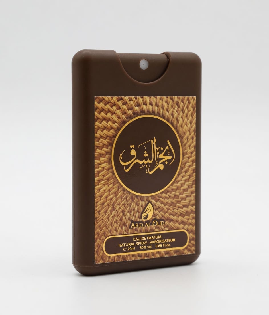 20ml Anjam Al Sharq travel size perfume bottle by Ard Al Oud angel
