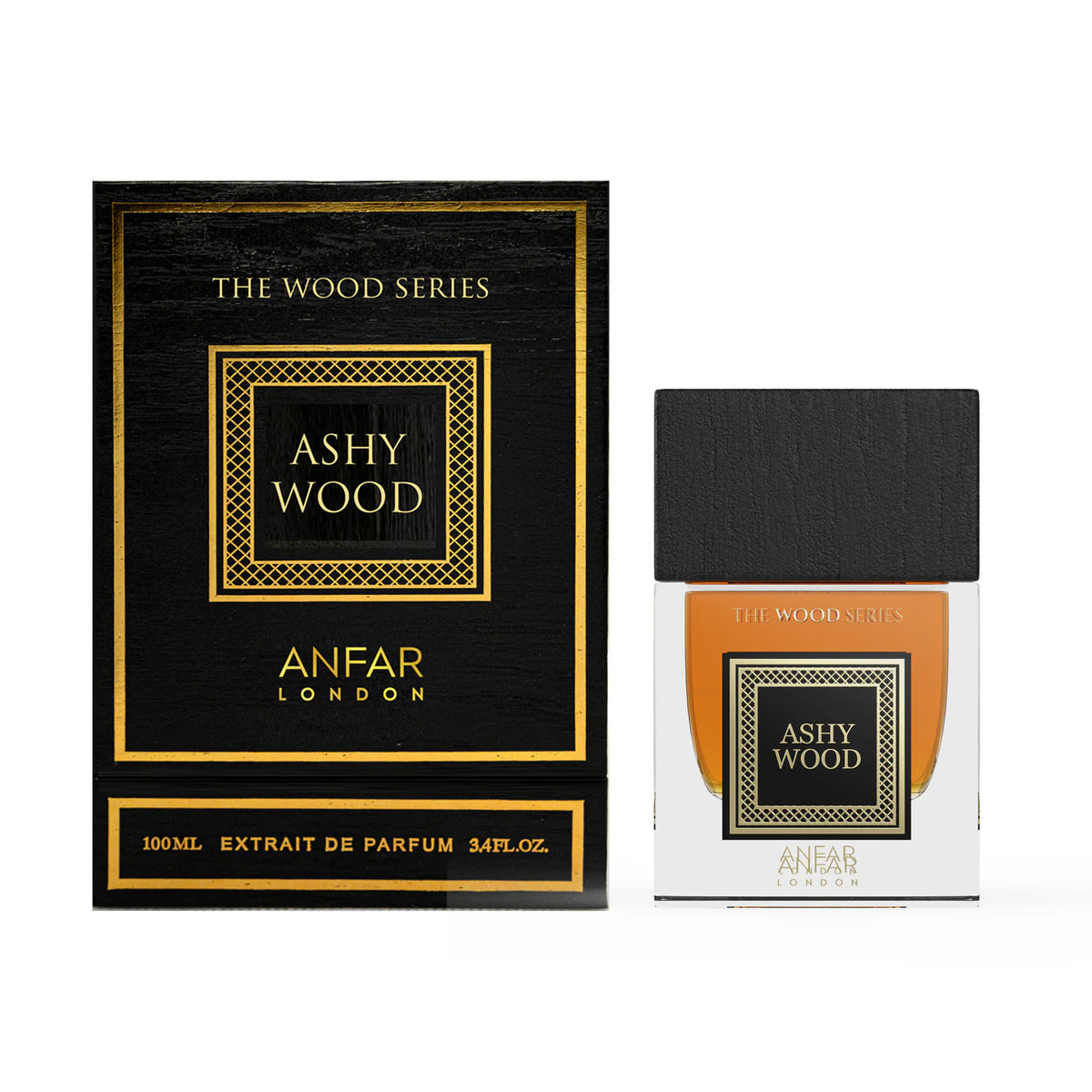 Ashy Wood by Anfar London 100ml Extrait de Parfum bottle – unisex oud perfume