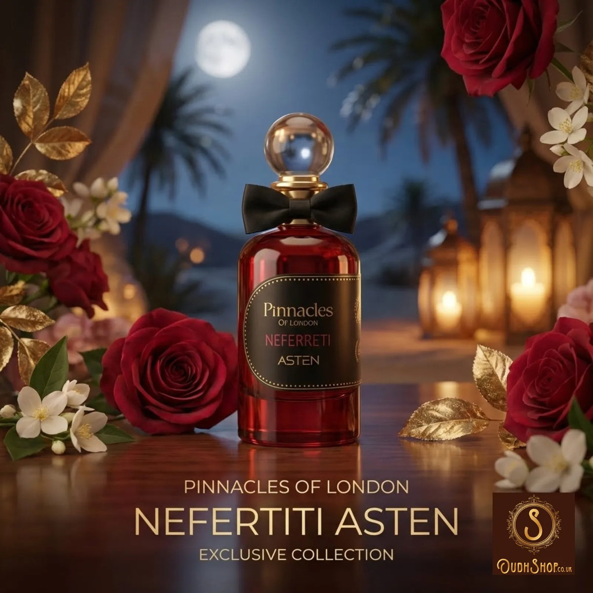 Pinnacles Of London Neferreti by Asten 100ml Eau de Parfum is a stunning designer inspired perfume that echoes the dark, mysterious allure of Penhaligon's Halfeti Leather.