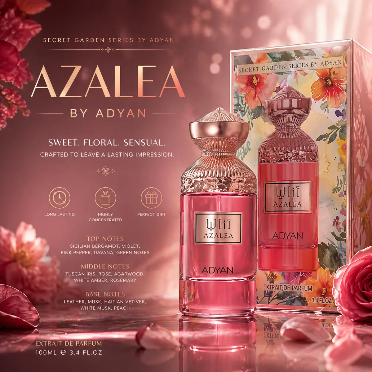 sweet oud perfume for women azalea by adyan promo poster