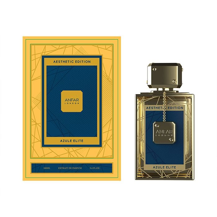 Azule Elite 100ml Extrait de Parfum by Anfar London Aesthetic Edition - Luxury Oud Perfume UK