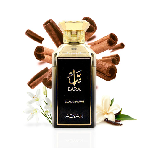 sweet oud perfume Bara by Adyan 100ml Eau de Parfum bottle – unisex oriental oud perfume