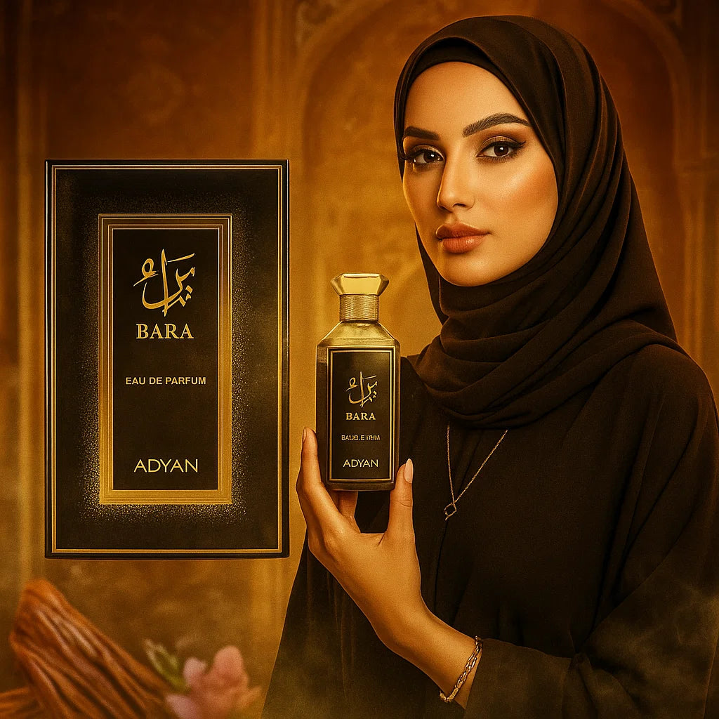 gourmand perfume Bara by Adyan 100ml Eau de Parfum bottle – unisex oriental oud perfume