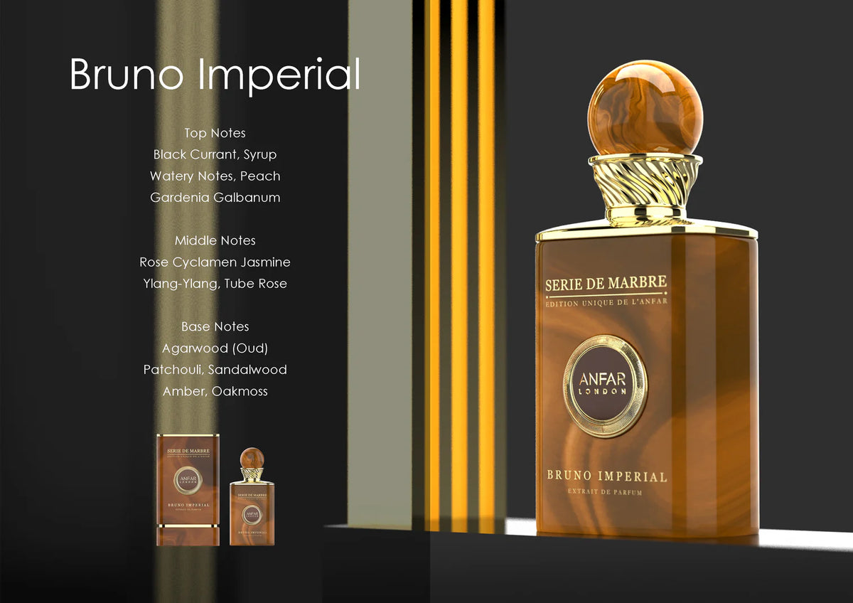 Bruno Imperial by Anfar London 100ml Extrait de Parfum Bottle – Série de Marbre Collection-luxury-oud-perfume