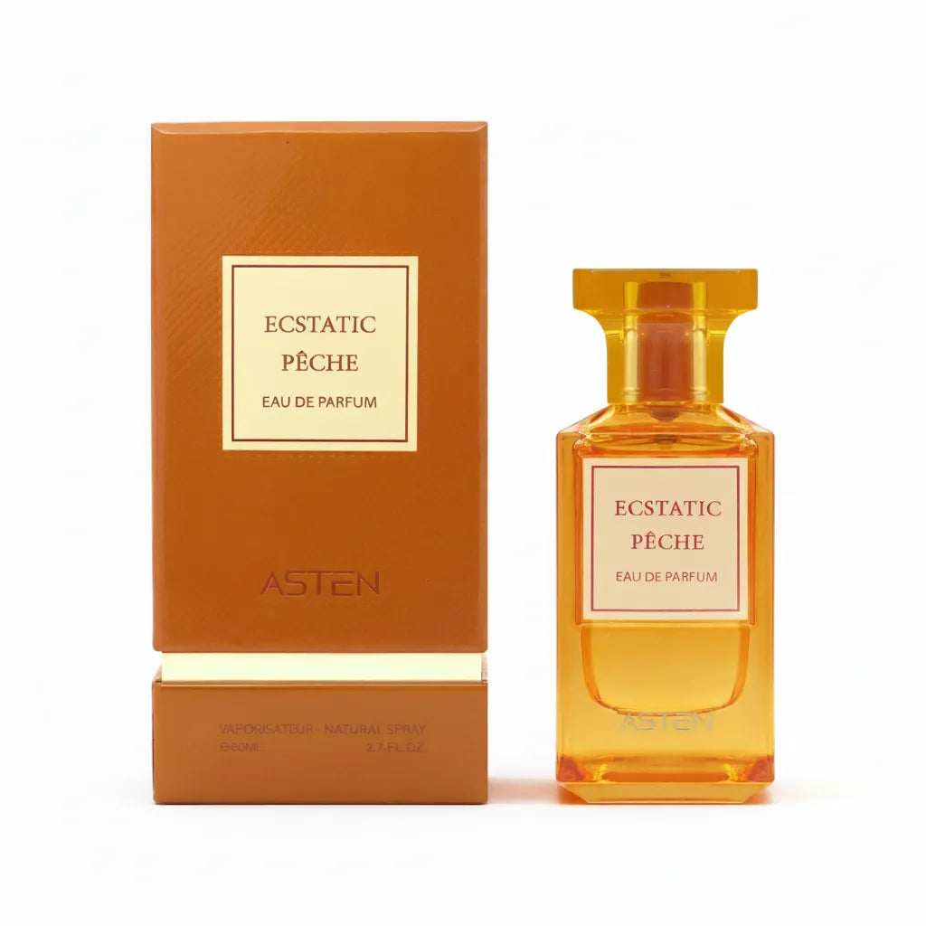 Introducing Ecstatic Peche 80ml EDP by asten an exquisite fragrance inspired by Tom Ford's Bitter Peach