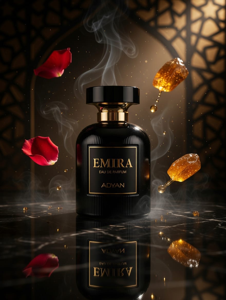 oud scent for women Emira by Adyan perfume bottle