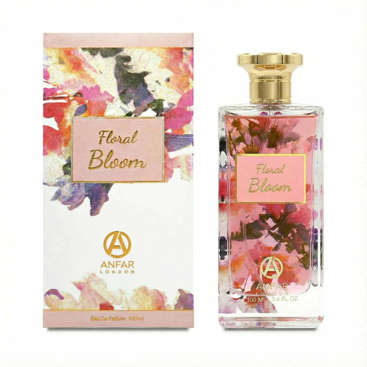 The Ultimate Flower Fragrance Floral Bloom by Anfar London an exquisite 100ml Eau de Parfum is a quintessential floral perfume for ladies