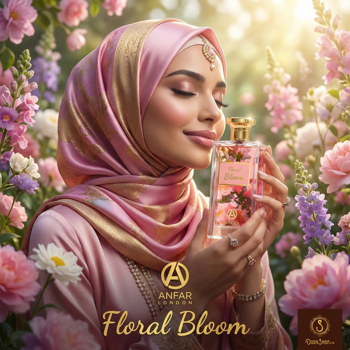 The Ultimate Flower Fragrance Floral Bloom by Anfar London an exquisite 100ml Eau de Parfum is a quintessential floral perfume for ladies