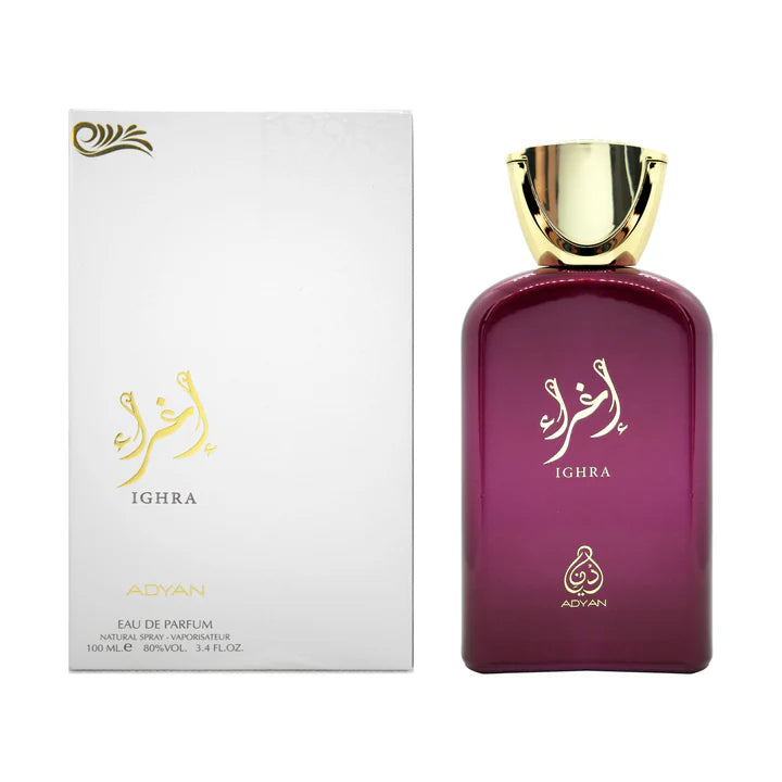 oud perfume for woman ighra by adyan packaging